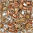 Czech Glass Seed Beads, 6/0 Round, Crystal Metallic Lined Mix (1 Ounce)