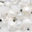 Czech Glass Seed Beads, 6/0 Round, White Wedding Mix (1 Ounce)
