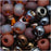 Czech Glass Seed Beads, 6/0 Round, Chocolate Mud Pie Brown Mix (1 Ounce)