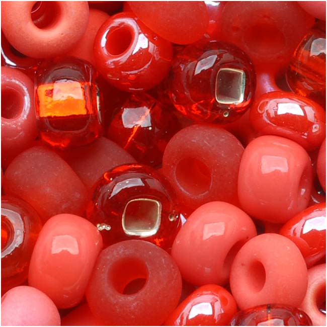  RED CROW BEADS PONY BEADS : Arts, Crafts & Sewing