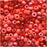 Czech Glass Seed Beads, 6/0 Round, Coral Reflections Red Mix (1 Ounce)