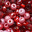 Czech Glass Seed Beads, 6/0 Round, Valentine's Day Red & Pink Mix (1 Ounce)