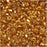 Czech Seed Beads 6/0 Amber Light Topaz Silver Lined (1 oz)