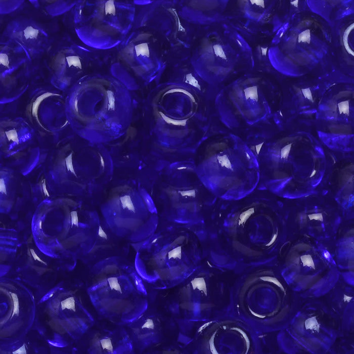 Czech Seed Beads 6/0 Cobalt Blue (1 Ounce)