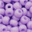Czech Glass Seed Beads, 6/0 Round, Wisteria Lilac Purple Opaque (1 Ounce)