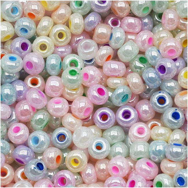 1 Strand 4mm 6mm Glass Beads, Pastel Beads, Bracelet Bead, Opaque