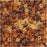 Czech Glass Seed Beads, 8/0 Round, Tortoise Brown Matte Mix (1 Ounce)