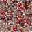 Czech Glass Seed Beads, 8/0 Round, Victorian Rose Pink Mix (1 Ounce)