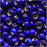 Czech Seed Beads 8/0 Silver Foil Lined Cobalt Blue (1 Ounce)
