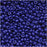 Czech Seed Beads 8/0 Royal Blue Opaque (1 Ounce)