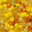 Czech Glass Seed Beads, 8/0 Round, Daffodil Yellow Mix (1 Ounce)