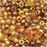 Czech Glass Seed Beads, 8/0 Round, All That Glitters Gold Mix (1 Ounce)