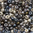 Czech Glass Seed Beads, 8/0 Round, Heavy Metals Mix (1 Ounce)