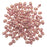SuperDuo 2-Hole Czech Glass Beads, Opaque Pink Luster, 2x5mm, 8g Tube