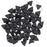 Czech Glass Kheops par Puca, 2-Hole Triangle Beads 6mm, Jet Black (9 Grams)