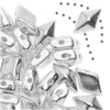 Czech Glass DiamonDuo, 2-Hole Diamond Shaped Beads 5x8mm, Labrador (10 Gram Pack)