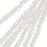 Crystal Beads, Faceted Rondelle 1.5x2.5mm, Opaque White (2 Strands)