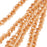Crystal Beads, Faceted Rondelle 1.5x2.5mm, Opaque Light Champagne Luster (2 Strands)