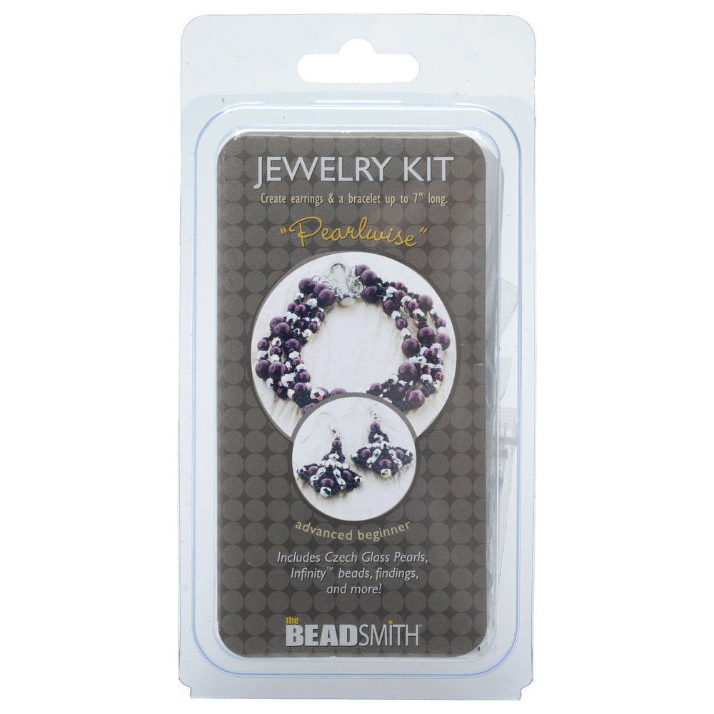 The Beadsmith Jewelry Kit, Pearlwise Bracelet & Earrings, 1 Kit