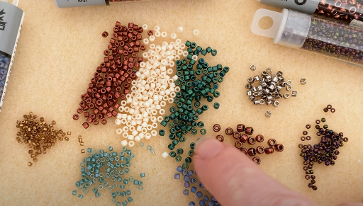 Miyuki Delica and Seed Bead Size Comparisons