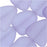 Cultured Sea Glass, Small Flat Freeform Beads 13-16mm, Alexandrite Purple (6 Pcs)