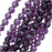 Amethyst Purple Glass Faceted Round Beads 8mm (21 Inch Strand)