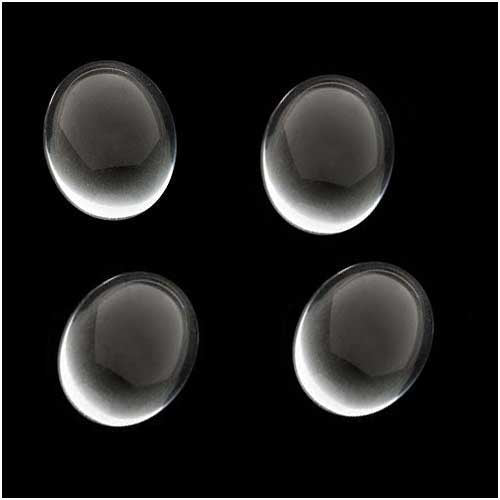 13mm 1/2 Flat Glass Marbles, Black Opaque, Glass Gems, Cabochons