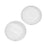Clear Glass Cabochon, Round 30mm (2 Pieces)