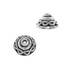 Bead Cap, Celtic 8mm, Antiqued Silver Plated, By TierraCast (2 Pieces)