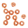 Bright Genuine Copper Rondelle Beads 3.2 x 2.5mm (100 pcs)