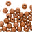Real Copper Small Uniform Round Beads 3 mm (100 pcs)