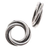 TierraCast Silver Plated Lead-Free Pewter Love Knot Triple Twist Spacer Beads 12mm (2 Pieces)