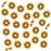 TierraCast Bright 22K Gold Plated Pewter Daisy Spacer Beads 5mm (50 Pieces)