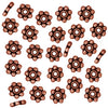 TierraCast Antiqued Copper Plated Pewter Daisy Spacer Beads 5mm (50 Pieces)