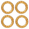 TierraCast Real 22K Gold Plated Pewter Round 13mm Connector Link Ring (4 Pieces)