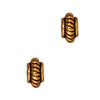 TierraCast 22K Gold Plated Pewter Coil Edge Spacer Beads 5mm (10 Pieces)