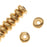 TierraCast 22K Gold Plated Pewter Nugget Heishe Beads 5mm (20 Pieces)