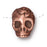 TierraCast Copper Plated Pewter Skull With Roses Side Drill Spacer Bead 10mm (1)