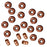 TierraCast Copper Plated Lead-Free Pewter Disk Heishi Spacer Beads 3mm (50 Pieces)