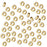 TierraCast Bright 22K Gold Plated Lead-Free Pewter Disk Heishi Spacer Beads 3mm (50 Pieces)