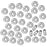 TierraCast Bright Silver Plated Lead-Free Pewter Disk Heishi Spacer Beads 4mm (50 Pieces)