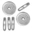 TierraCast Bright Silver Plated Lead-Free Pewter Disk Heishi Spacer Beads 8mm (10 Pieces)