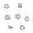 Sterling Silver Small Round Donut Rondelle Beads 3mm (10 pcs)
