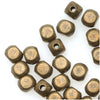 Antiqued Brass 4mm Rounded Rectangle Beads (100 pcs)