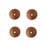 Vintaj Artisan Copper Acorn Bead Caps 12.5mm (4 pcs)