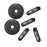TierraCast Black Finish Lead-Free Pewter Disk Heishi Spacer Beads 6mm (10 Pieces)