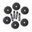 TierraCast Black Finish Lead-Free Pewter Disk Heishi Spacer Beads 8mm (10 pcs)