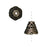 TierraCast Brass Oxide Finish Pewter 'Spiral' Cone Bead Caps 8.5mm (2 Pieces)