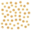 22K Gold Plated Cone Flower Bead Caps 6mm x 3.5mm (50 pcs)