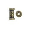 TierraCast Spacer Bead, Hammered Tube 5.5x10.8mm. 2 Pieces, Brass Oxide Finish (2 Pieces)